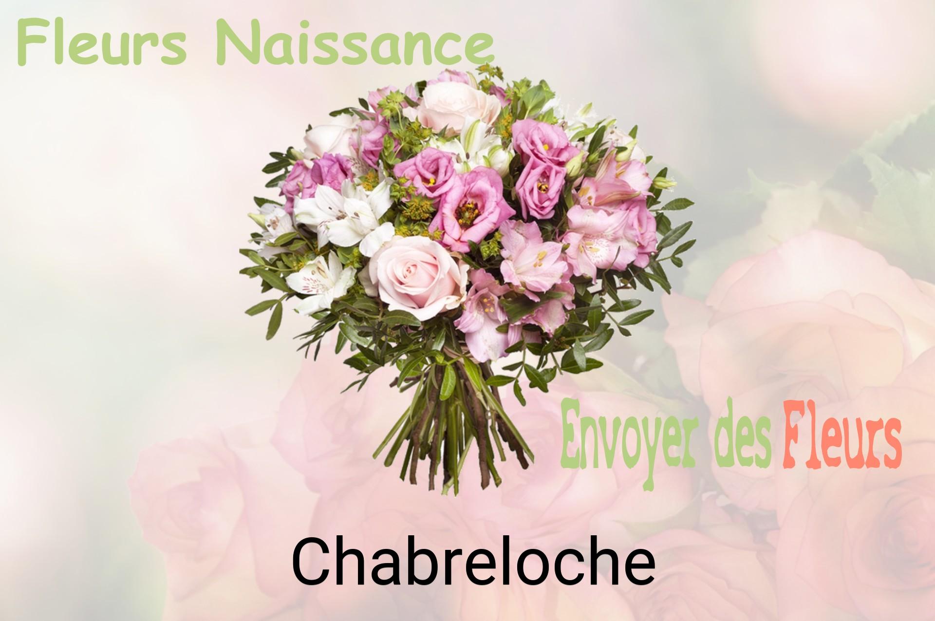 Bouquet de fleurs de naissance livré à Chabreloche